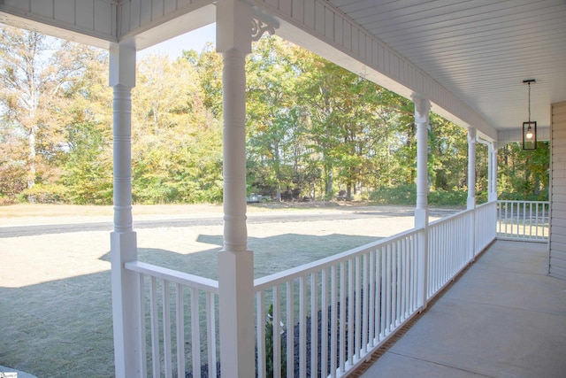 view of patio / terrace featuring a porch