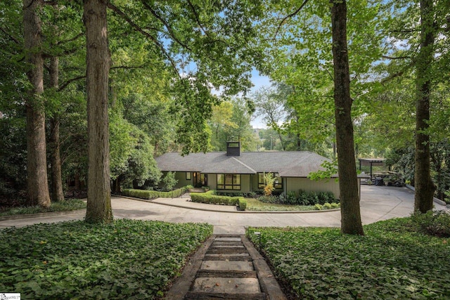 view of front of home