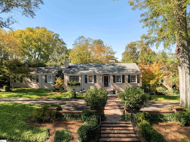 view of ranch-style home