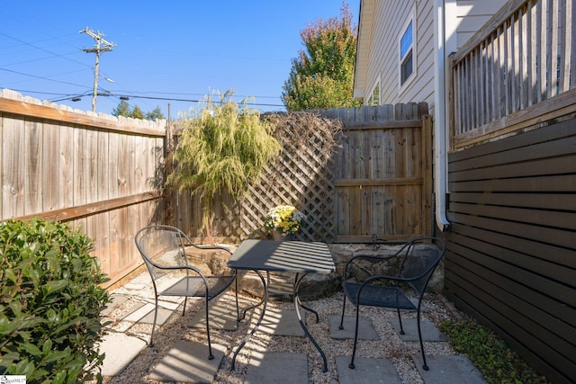 view of patio