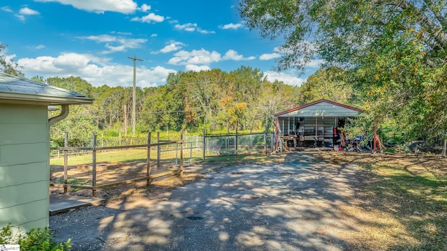 view of yard