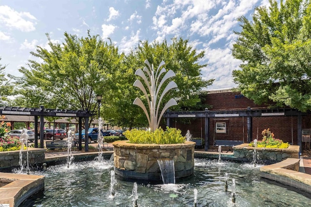 view of property's community featuring a water view