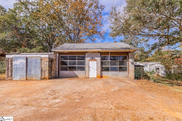 view of outbuilding