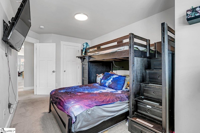 bedroom with carpet flooring