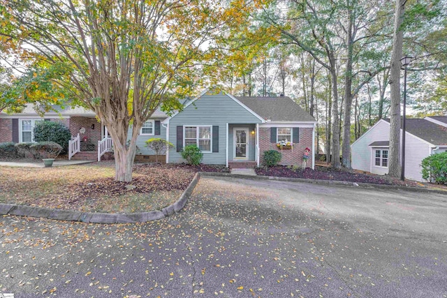 view of ranch-style home