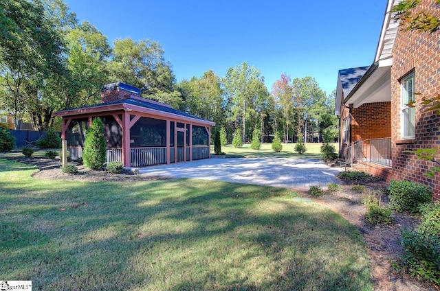 113 Bonaire Pointe Smithbrook Subdivision, Anderson, SC 29621 - view of grassy yard featuring a gazebo