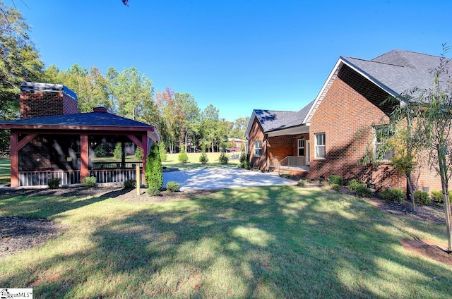 113 Bonaire Pointe Smithbrook Subdivision, Anderson, SC 29621 - view of grassy yard featuring a gazebo and a patio