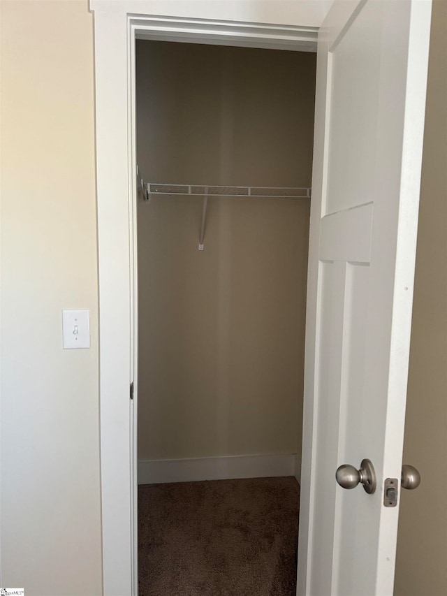 view of closet