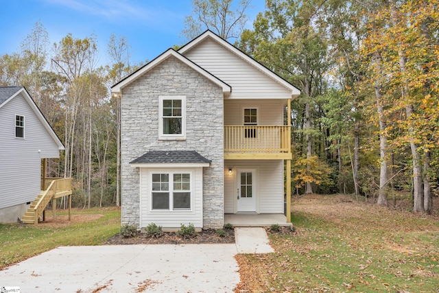 view of front of property