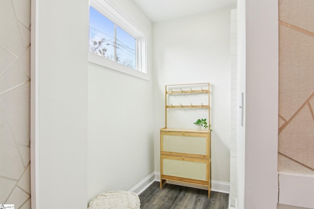 interior space featuring hardwood / wood-style flooring