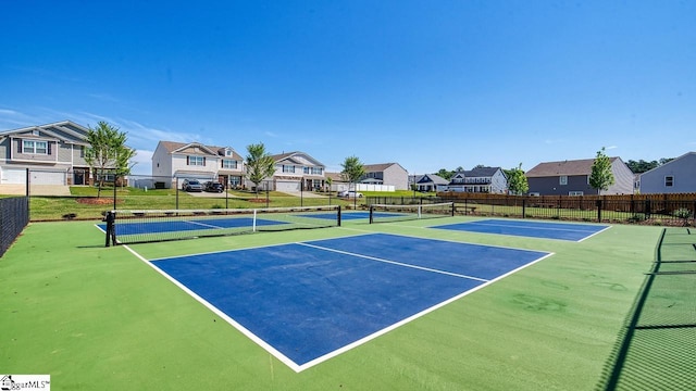 view of sport court featuring basketball court