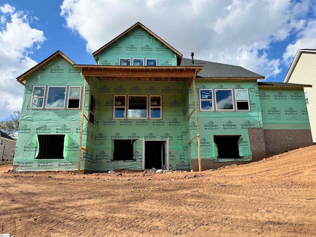 view of rear view of property