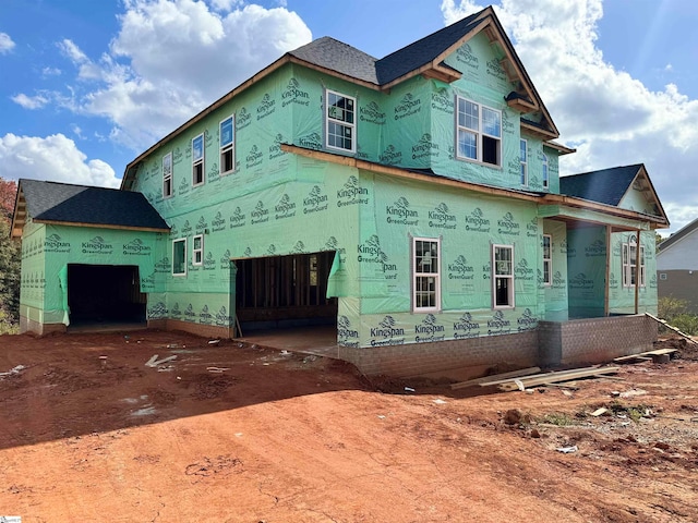 view of property under construction