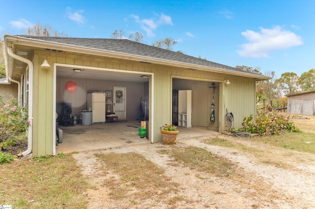 rear view of house featuring a patio area