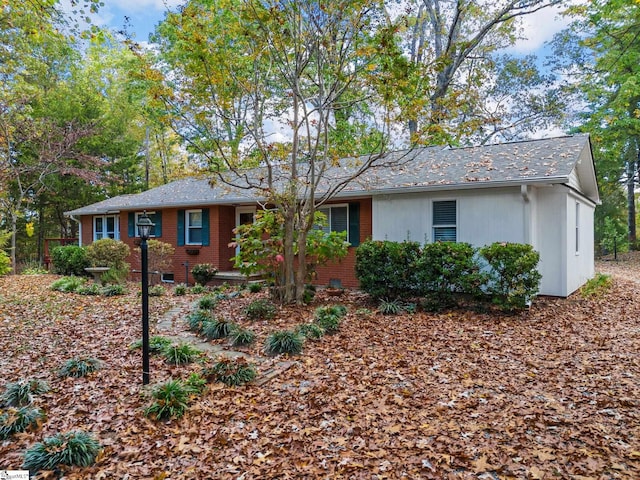 view of ranch-style house