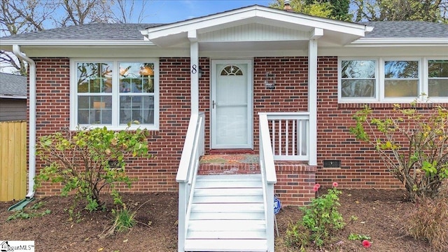 view of front of home