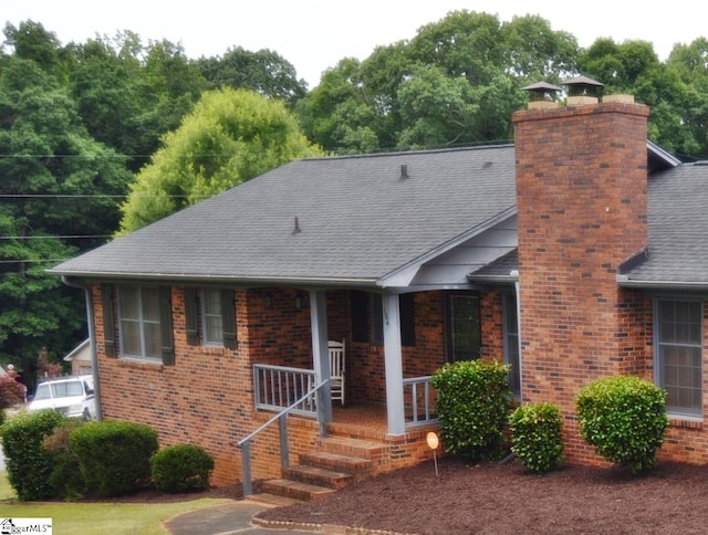 view of front of home