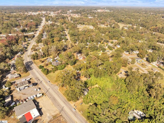 1303 E River St, Anderson, SC 29624 - aerial view of property's location with a forest