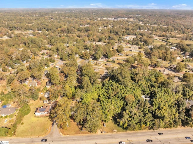 1303 E River St, Anderson, SC 29624 - aerial view of property and surrounding area with a forest