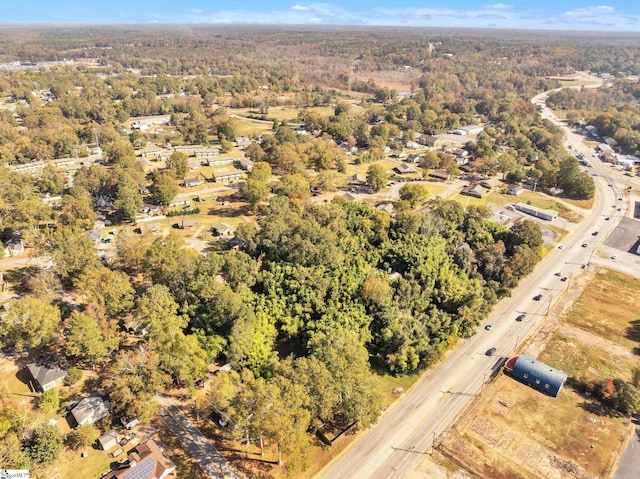 1303 E River St, Anderson, SC 29624 - aerial view of property and surrounding area with a forest