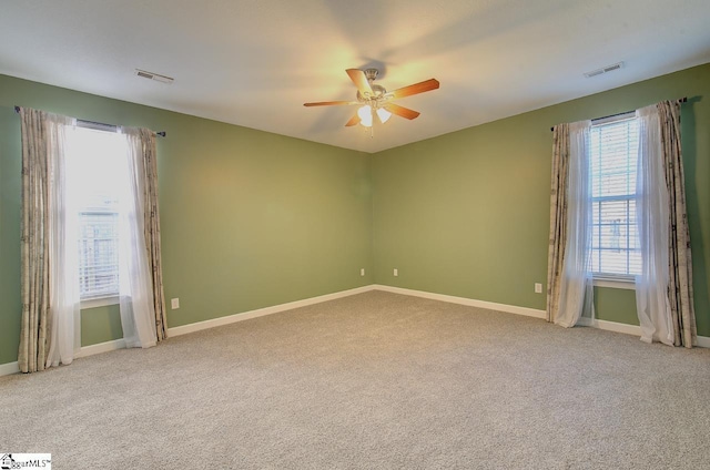 225 Worcester Ln, Easley, SC 29642 - carpeted empty room with a ceiling fan and baseboards