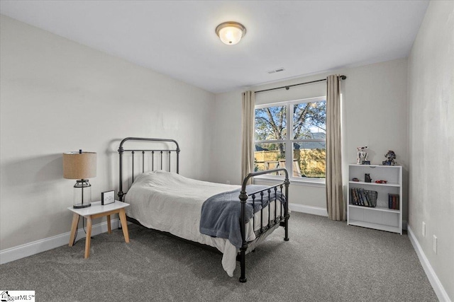 bedroom with carpet flooring