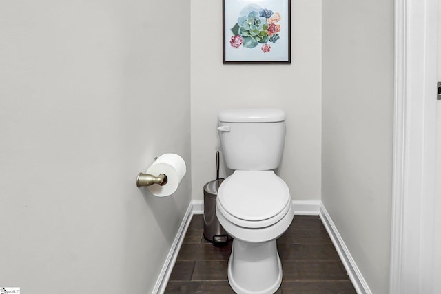 bathroom featuring toilet