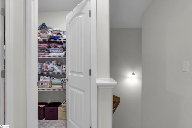 view of closet