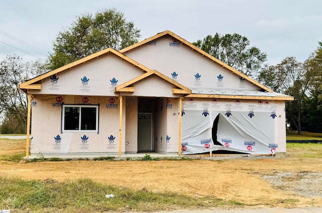 view of property in mid-construction