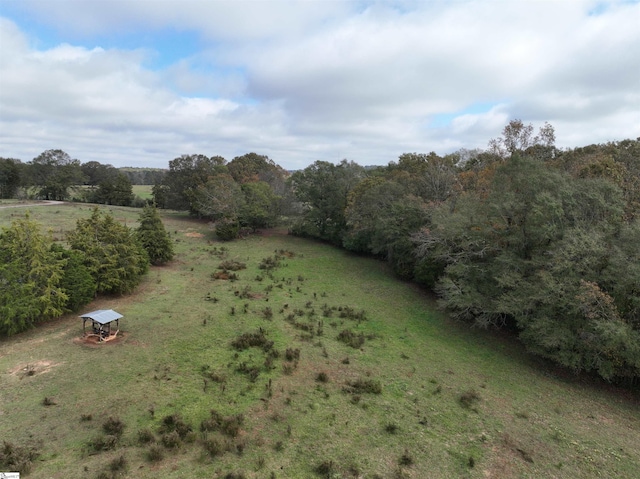 view of yard featuring a rural view