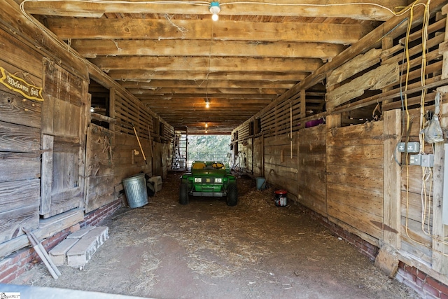 view of stable