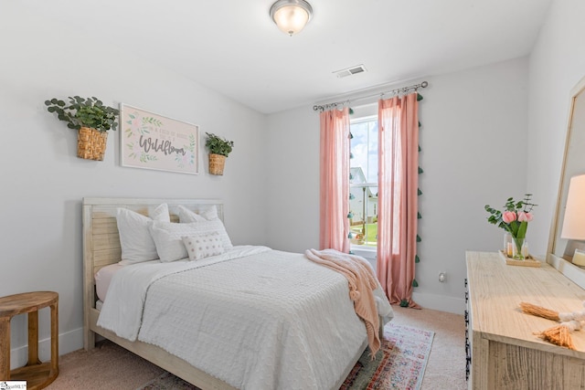 bedroom with carpet flooring