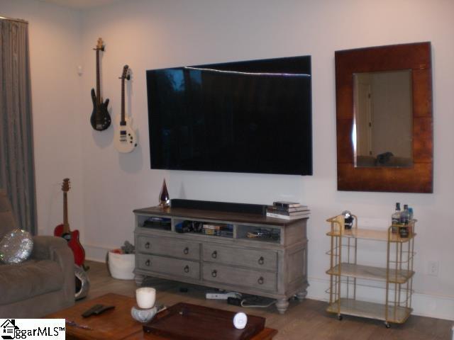 121 W Stone Ave Unit 15, Greenville, SC 29609 - living room with wood finished floors