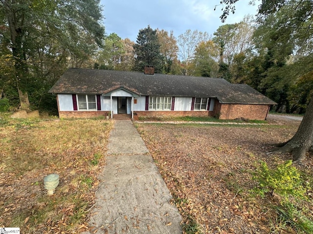 view of ranch-style house