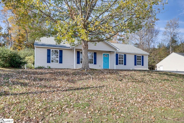 view of ranch-style home