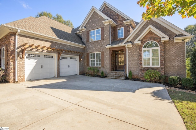 craftsman-style house featuring a garage