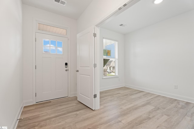 3361 Navin Trl, Roebuck, SC 29376 - foyer entrance featuring light wood-style flooring and baseboards