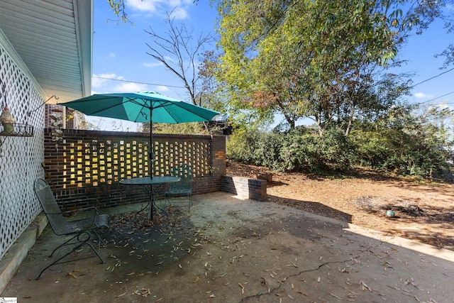 view of patio