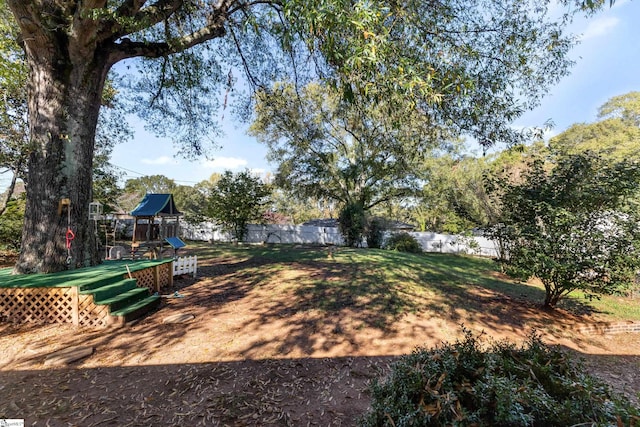 surrounding community with a playground