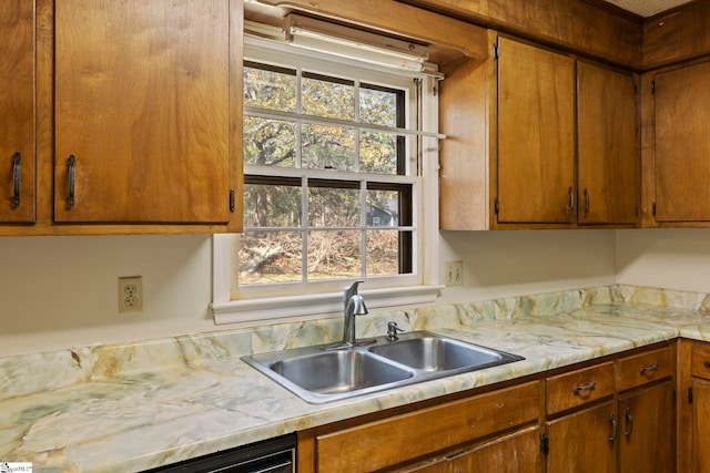 kitchen featuring sink