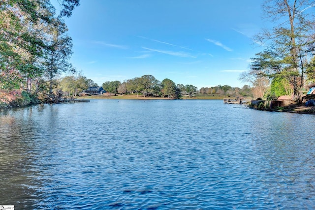 view of water feature