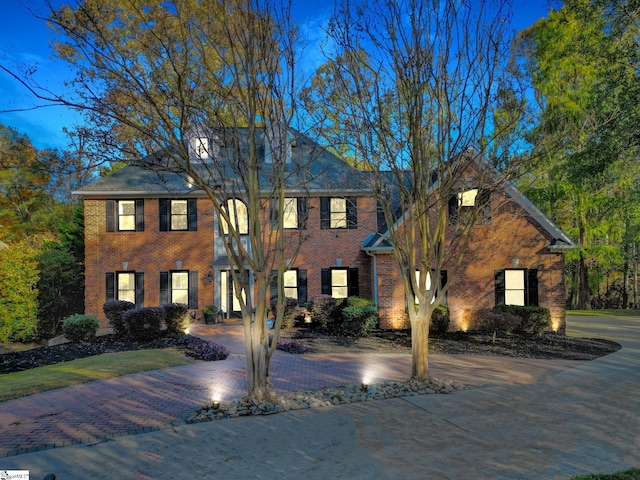 view of colonial-style house