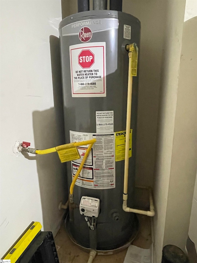 utilities with gas water heater