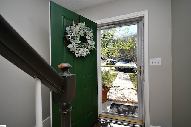 view of foyer entrance