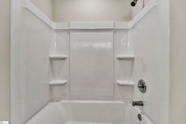 bathroom featuring bathtub / shower combination