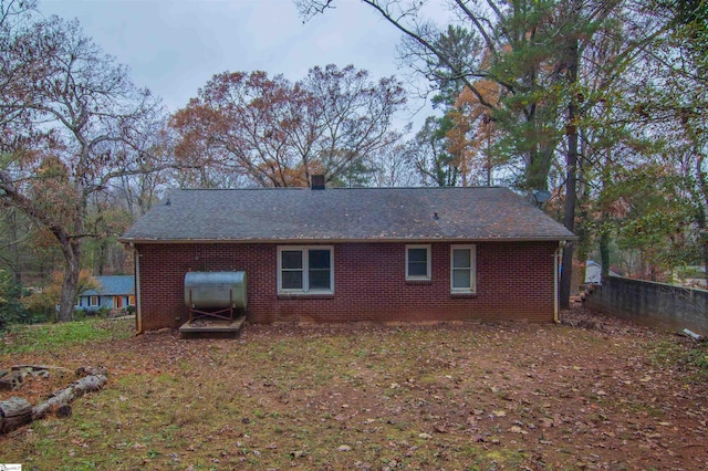 view of rear view of property