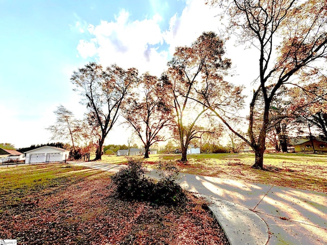 view of yard