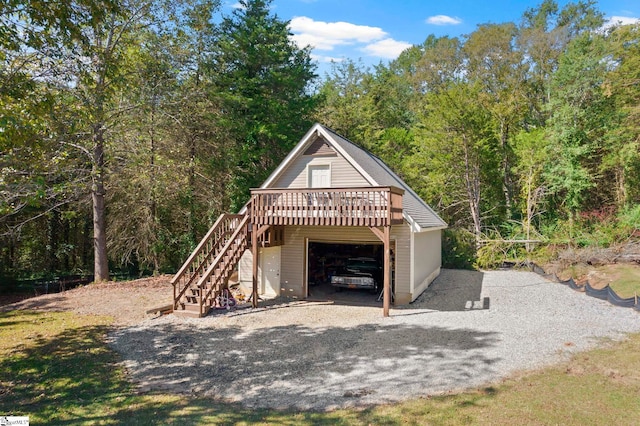 view of outbuilding