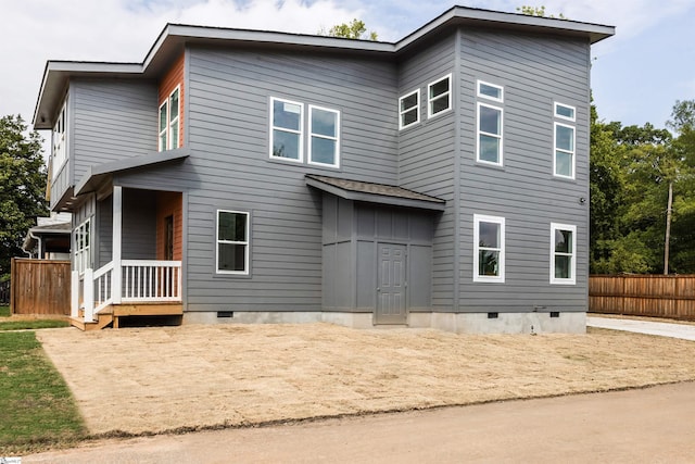 view of rear view of house