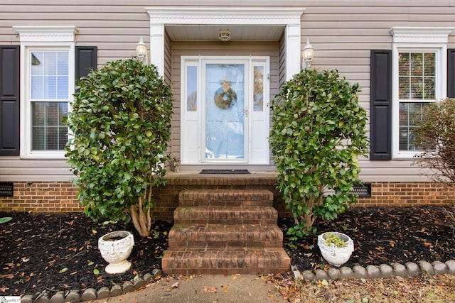 view of property entrance